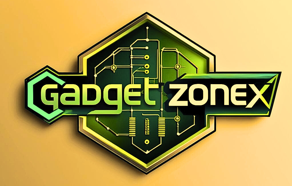gadgetzonex logo with vibrant blues and greens